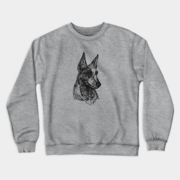 Cattle Dog Crewneck Sweatshirt by InkedinRed